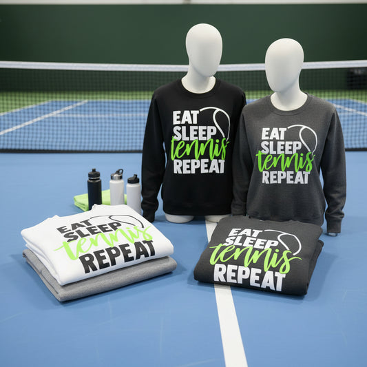 EAT SLEEP TWNIA REPEAT REASY TO PRESS DTF # 0526 (SPORTS)