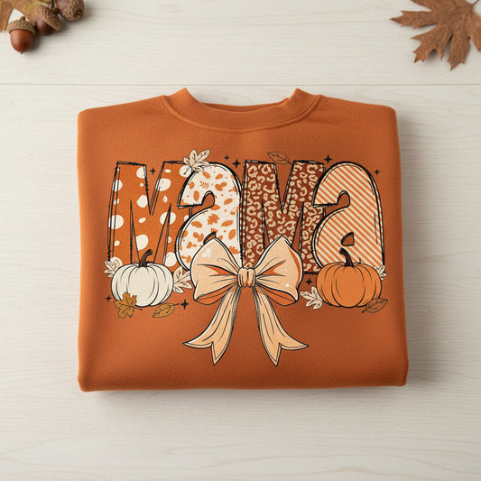 MAMA FALL GLITTER PRINT READY TO PRESS #0499 (MAMA)