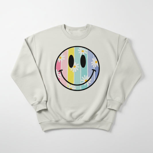 SUMER DAISY SUMMER READY TO PRESS GLITTER PRINT # 0535 (SMILEY)