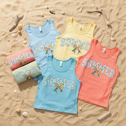 FLOWER SUMMER PRINT READY TO [RESS #0553 (SUMMER)