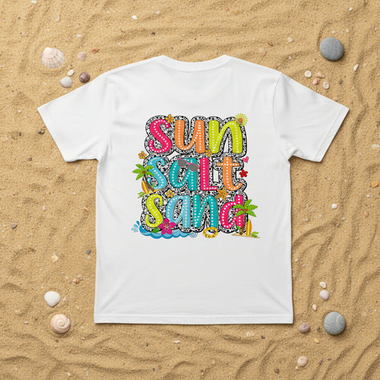 SUMMER SALT SAND GLITTER PRINT READY TO PRESS # 0542 (SUMMER)