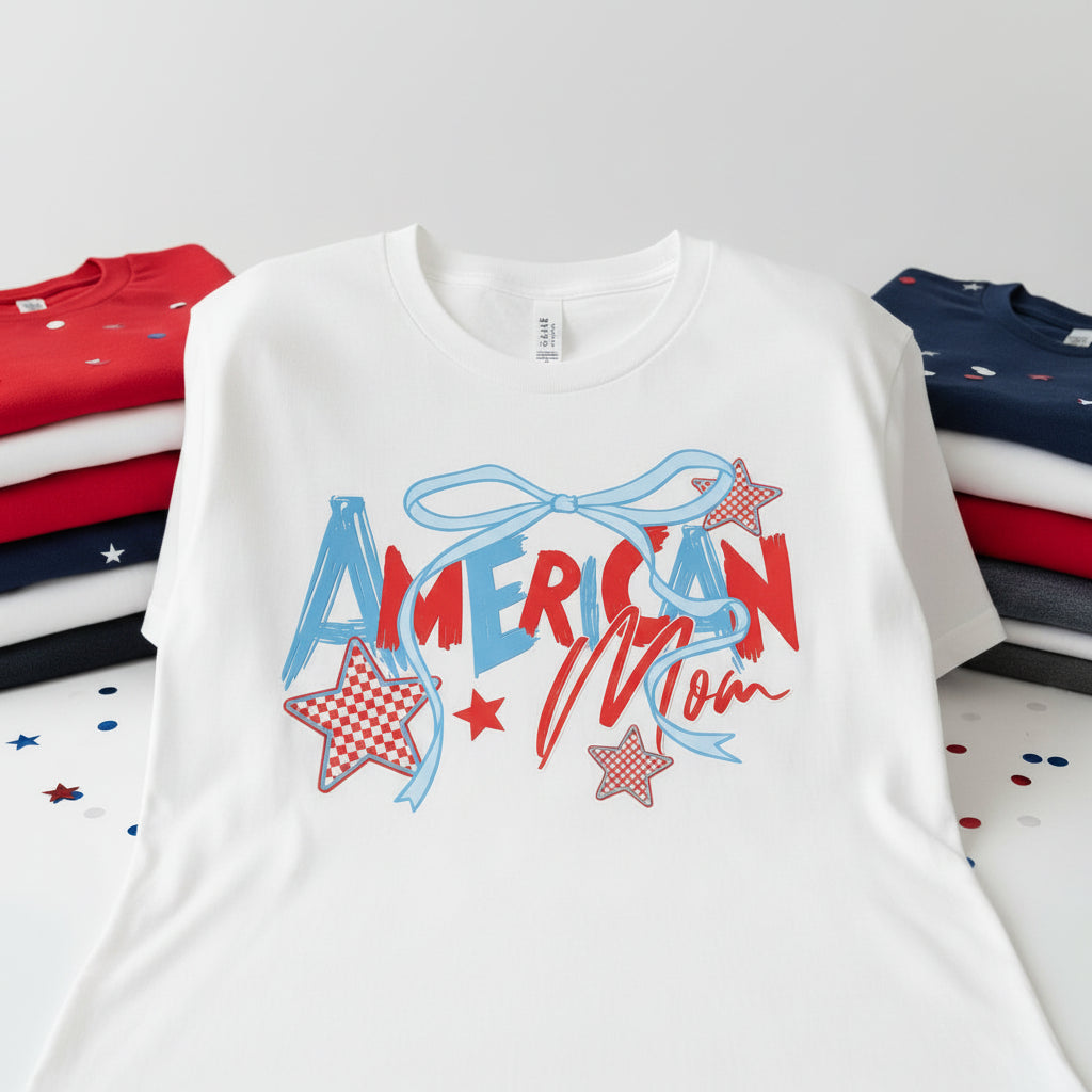 AMERICA MOM READY TO PRESS DTF DISTRESSED #0567 (MOM)