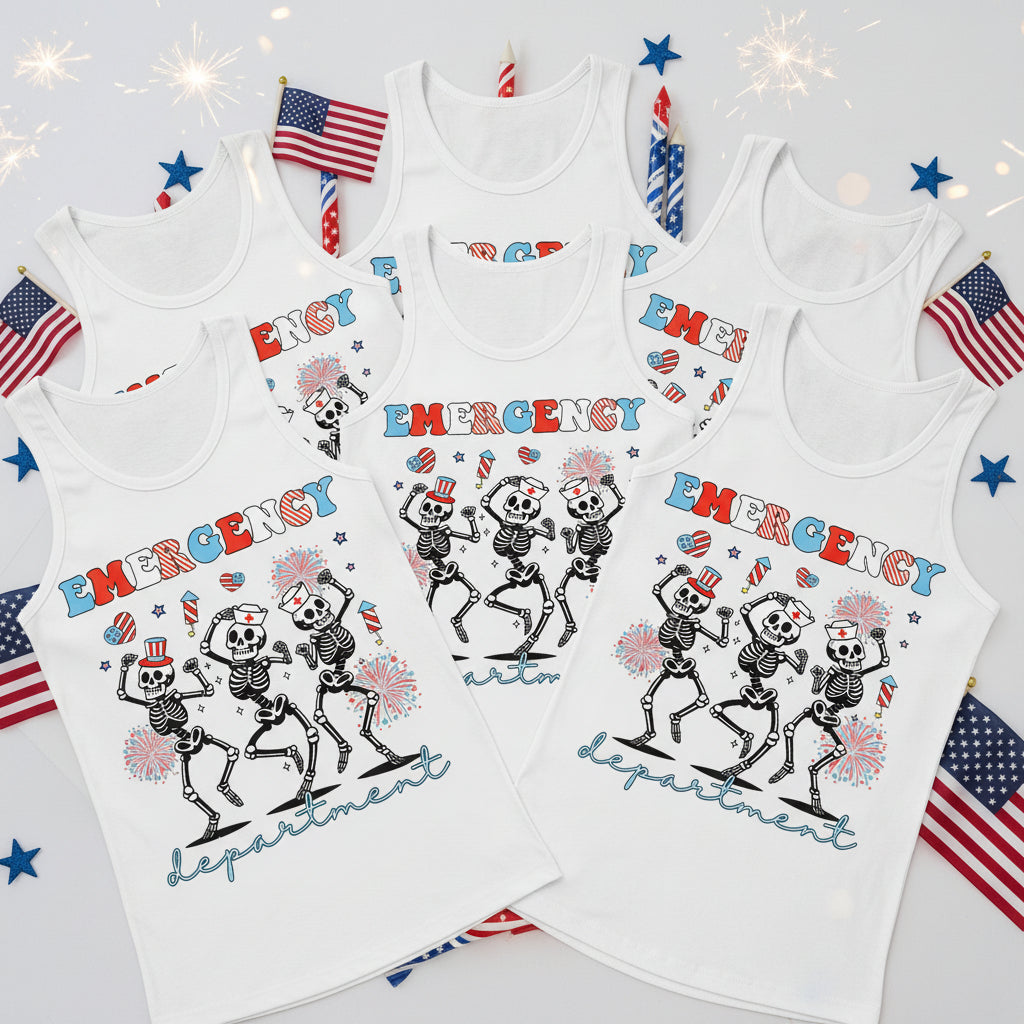 EMERGENCY DEPARTMENT SKELETON READY TO PRESS TO PRESS #0570 (4TH OF JULY)