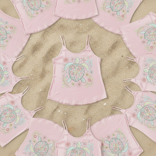 FLOWER TURTLE READY TO PRESS DTF 13INCH PRINT #0579  (SUMMER)