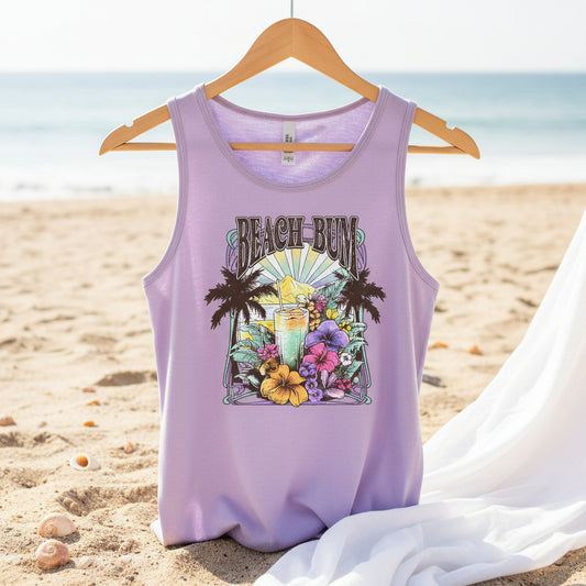 BEACH BUM GLITTER PRINT READY TO PRESS #0584 (SUMMER)