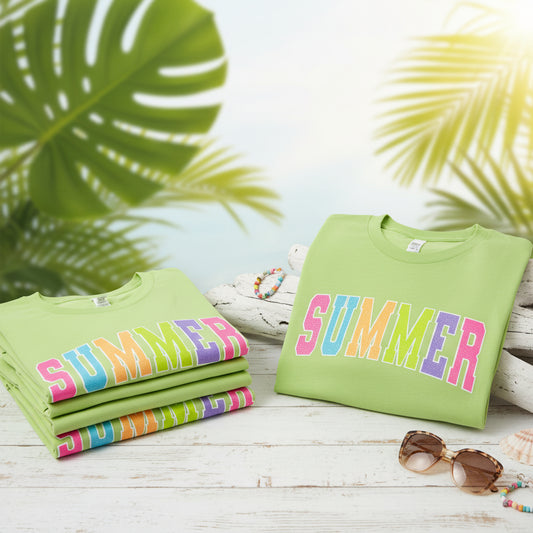 SUMMER GLITTER PRINT READY TO PRESS #0587 (SUMMER)