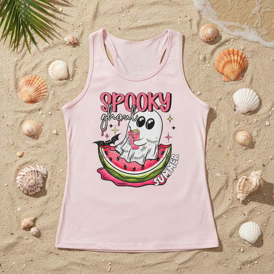 SPOOKY GHOUL SUMMER READY TO PRESS GLITTER PRINT #0594 (SUMMER)