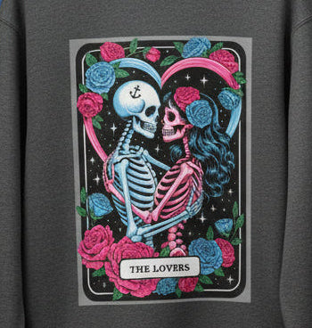 TAROT CARD THE LOVERS READY TO PRESS DTF #0603 (HALLOWEEN)