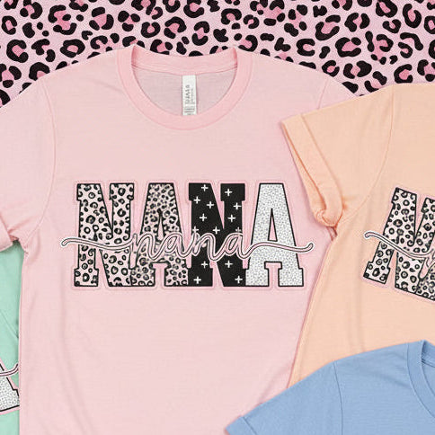 NANA LEOPARD DTF PRINT READY TO PRESS # 0646 (MAMA)