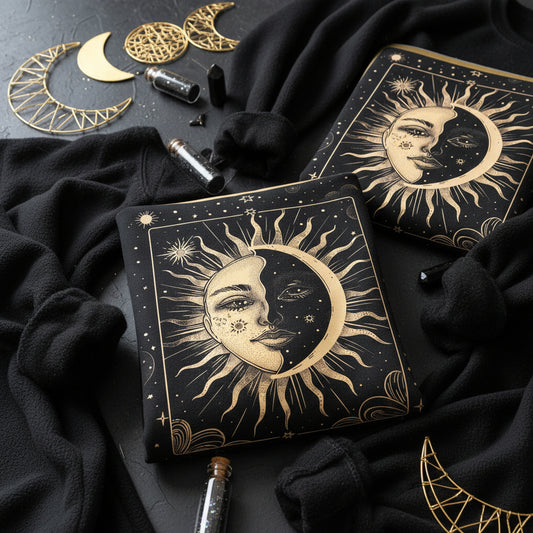 TAROT CARD SUN AND MOON READY TO PRESS DTF # 0649 (FAITH)