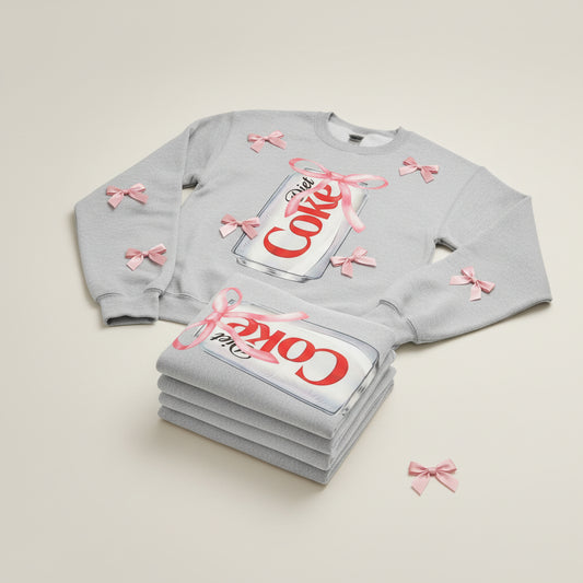 DIET SODA WITH A BOW READY TO PRESS DTF #0212 (DRINKS)