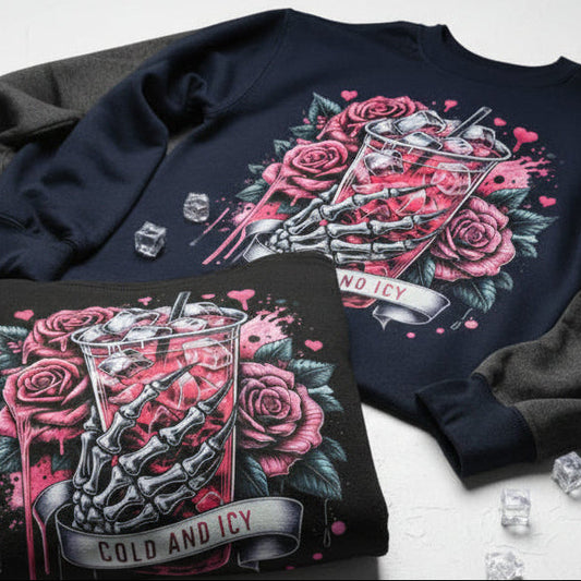 COLD AND ICY READY TO PRESS DTF #0669 (COFFEE)