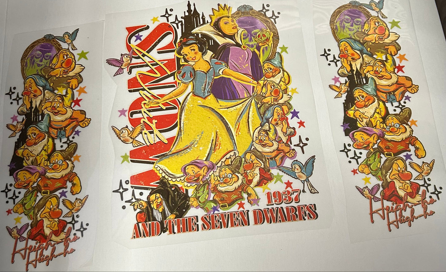 1937 THE SEVEN DWARF COMES WITH TWO SLEVES READY TO PRESS # 0678 (CHARACTERS)
