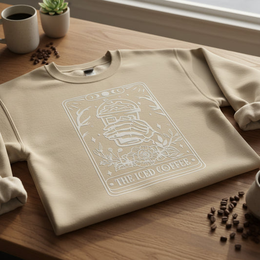 SINGLE COLOR THE ICES COFFEE TAROT CHARD PRINT # 0683 (COFFEE)