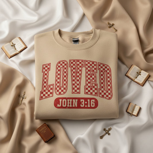 SINGLE COLOR LOVED JOHN 3:16 #0693  (FAITH)