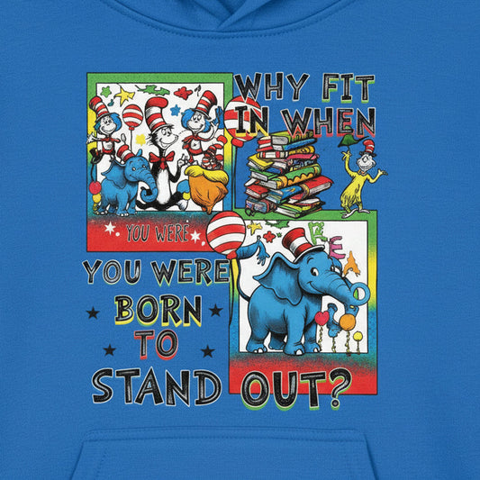 WHY FIT IN WHEN YOU WERE BORN TO STAND OUT #0699 (FAITH)