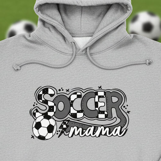 SOCCER MAMA SINGLE COLOR BLACK INK #0707 (MAMA)
