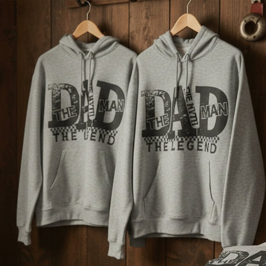 THE MAN THE MYTH THE DAD DISTRESSED PRINT #0715 (DAD)