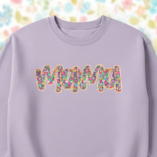 SEQUENCE FLOWER MAMA PATCH # 0717 (PATCHES)
