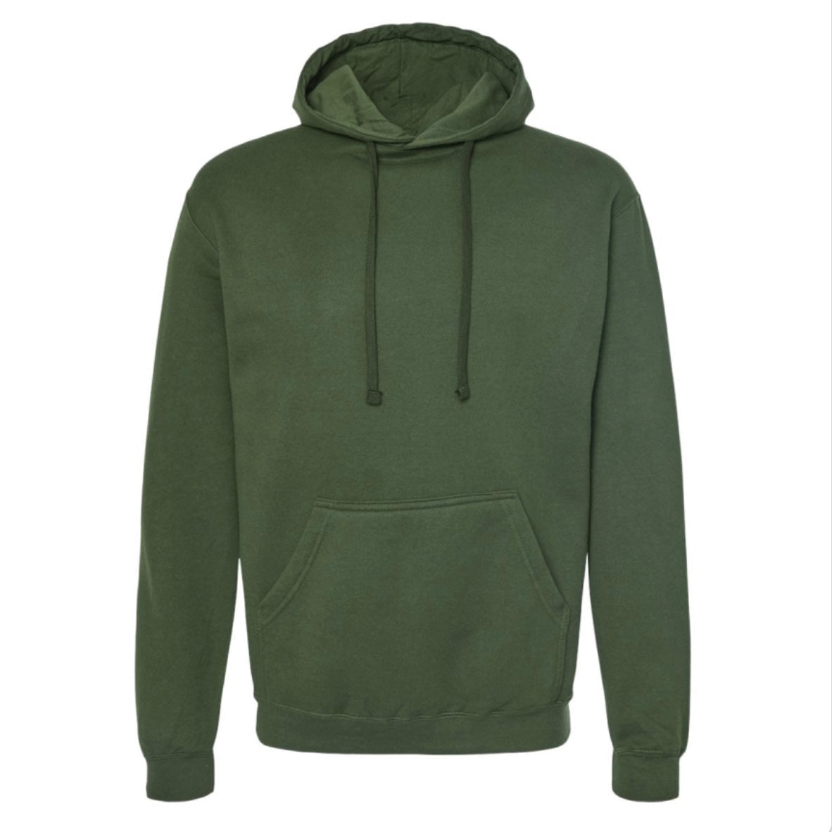 MILITARY GREEN Tultex 320M Fleece Hooded Sweatshirt - 320