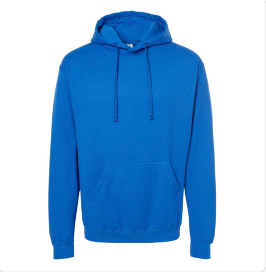ROYAL  Tultex 320M Fleece Hooded Sweatshirt - 320