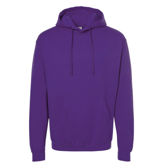 PURPLE Tultex 320M Fleece Hooded Sweatshirt - 320