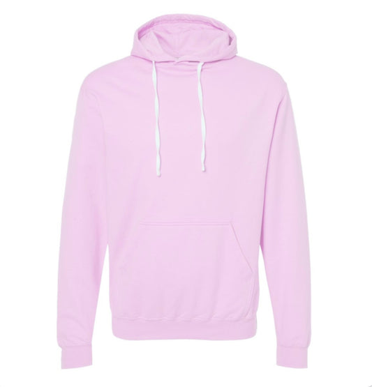 LIGHT PINK Tultex 320M Fleece Hooded Sweatshirt - 320