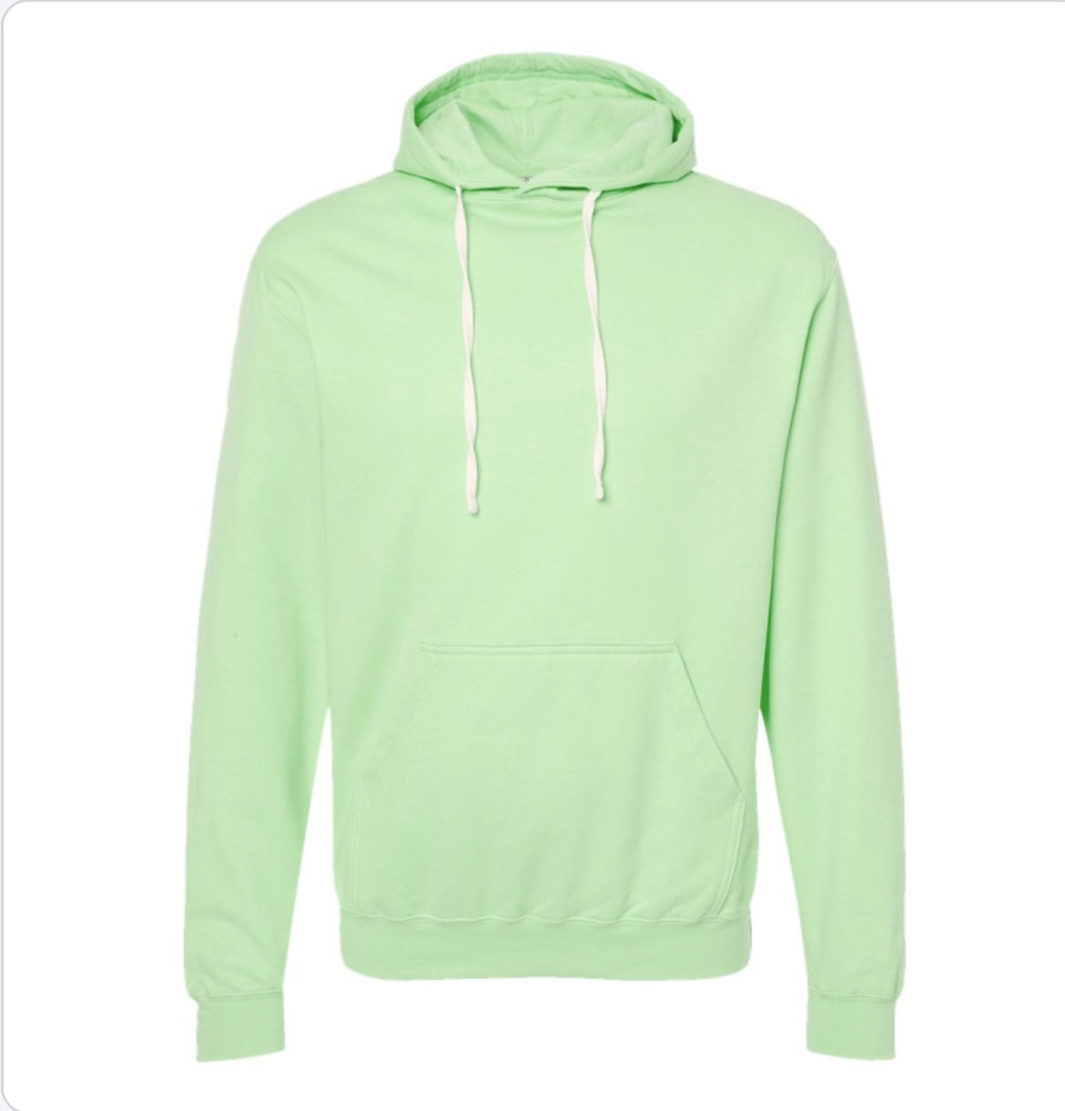 NEON MINT Tultex 320M Fleece Hooded Sweatshirt - 320