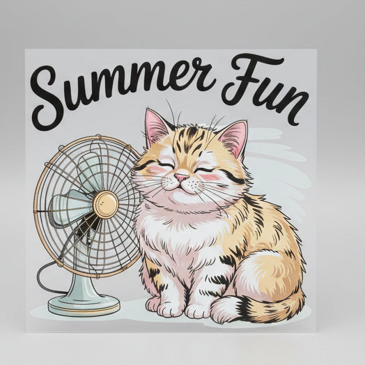 SUMMER FUN KITTEN #0788 (ANIMAL LOVERS)