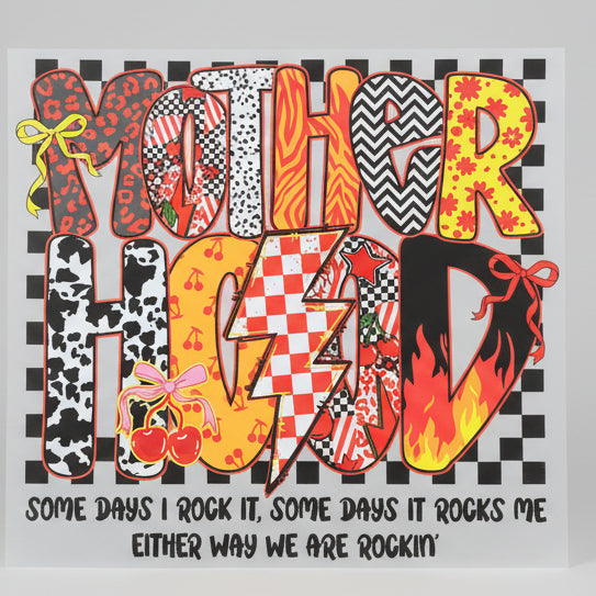 MOTHERHOOD SOME DAYS I ROCK IT SOME DAYS IT ROCKS ME #0813 (MAMA)