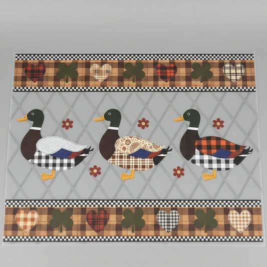 BEAUTIFUL FALL COLORS DUCK IN A ROW #0814   (FALL)