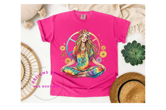 PEACE LOVE AND HAPPINESS DTF OR SUBLIMATION #370