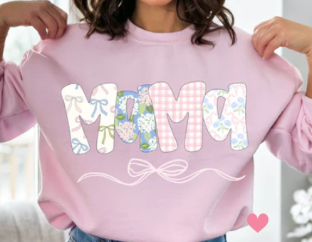 #1011 MAMA PATTERN GLITTER