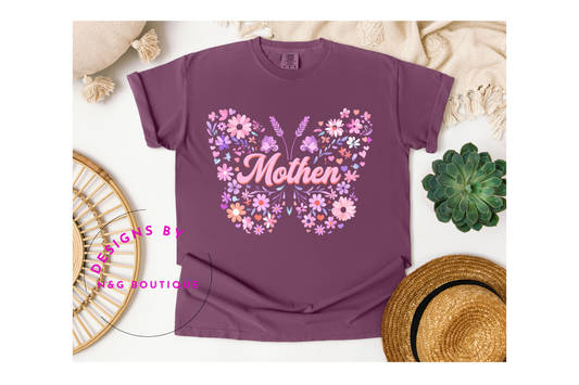 BUTTERFLY MOTHER DTF OR SUBLIMATION PRINT #298