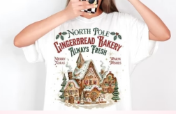 #1023 NORTH POLE GINGERBREAD BAKERY GLITTER