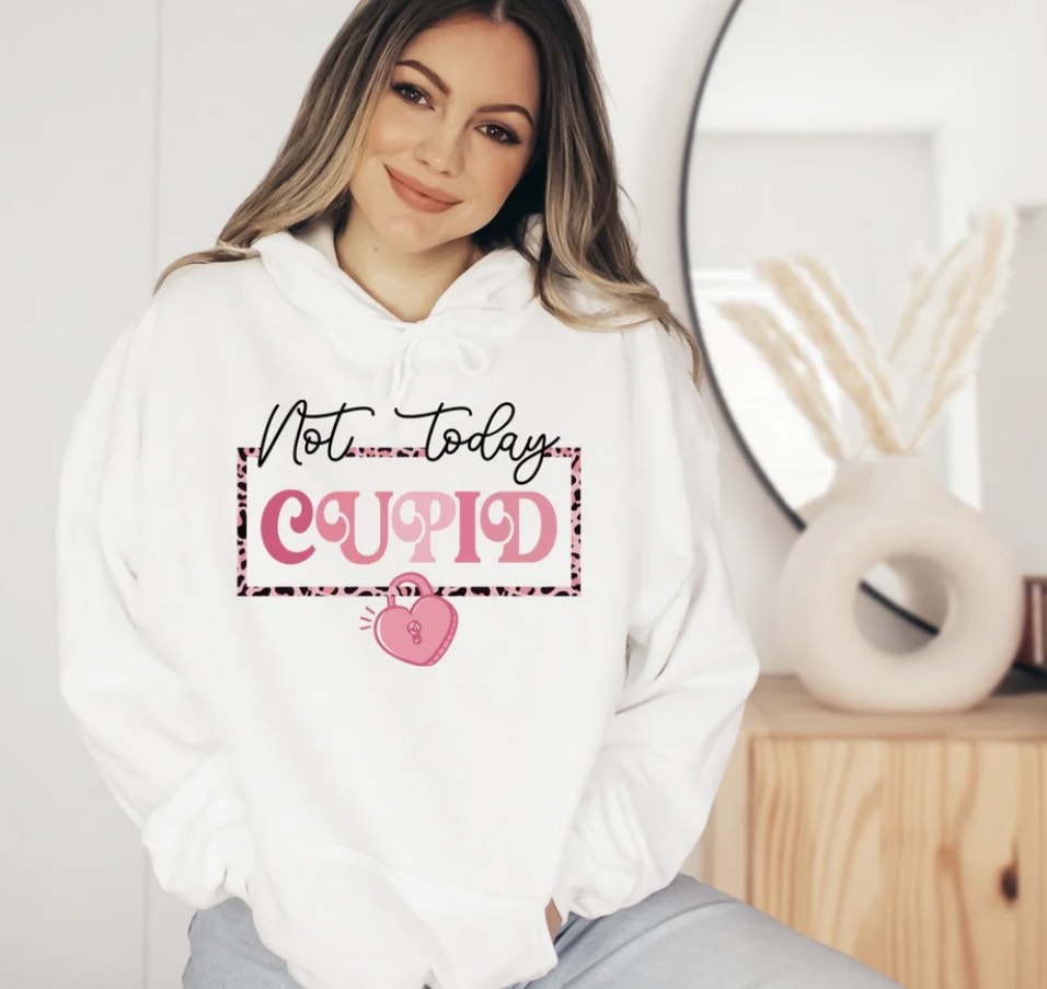 NOT TODAY CUPID NON-GLITTER #0012 (VALENTINES)