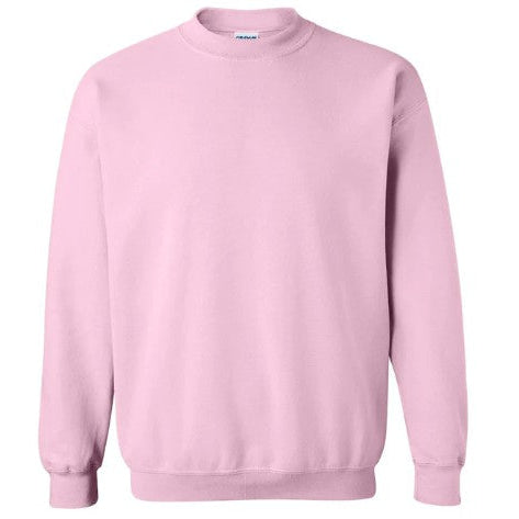 LIGHT PINK Gildan G180 Unisex Heavy Blend™ 50/50 Crewneck Sweatshirt
