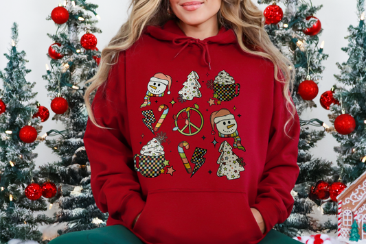 #1075 RETRO SNOWMAN COQUETTE GLITTER