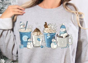 #1009 SNOWMAN LATTE GLITTER