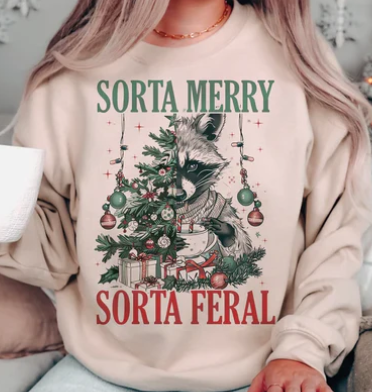 #1046 SORTA MERRY SORTA FERAL GLITTER