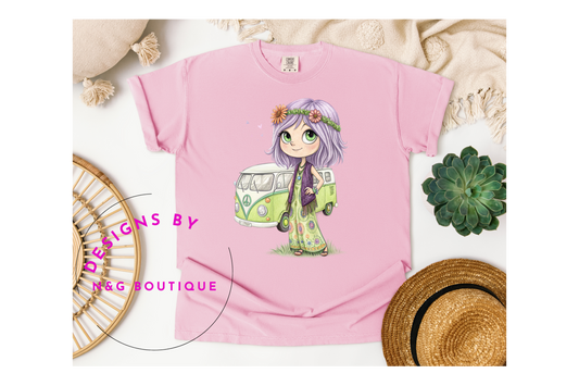 JUST A GIRL WHO LOVES HER VW DTF OR SUBLIMATION#367