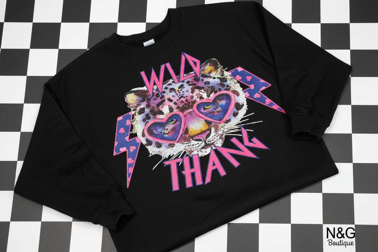 WILD THANG GLITTER SCREEN PRINT #0004 (ALL SEASON)