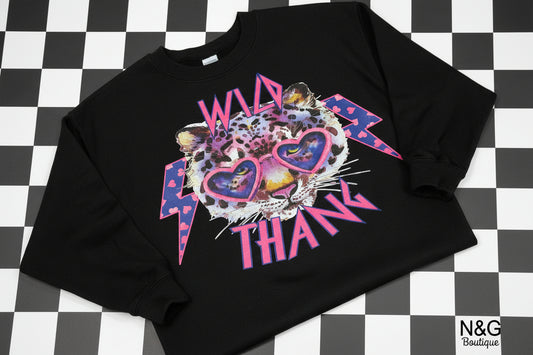 WILD THANG GLITTER SCREEN PRINT #0004 (ALL SEASON)