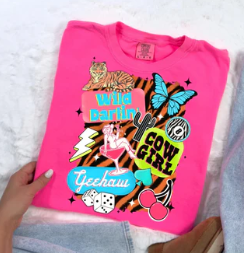 #1022 WILD DARLIN COWGIRL YEEHAW GLITTER