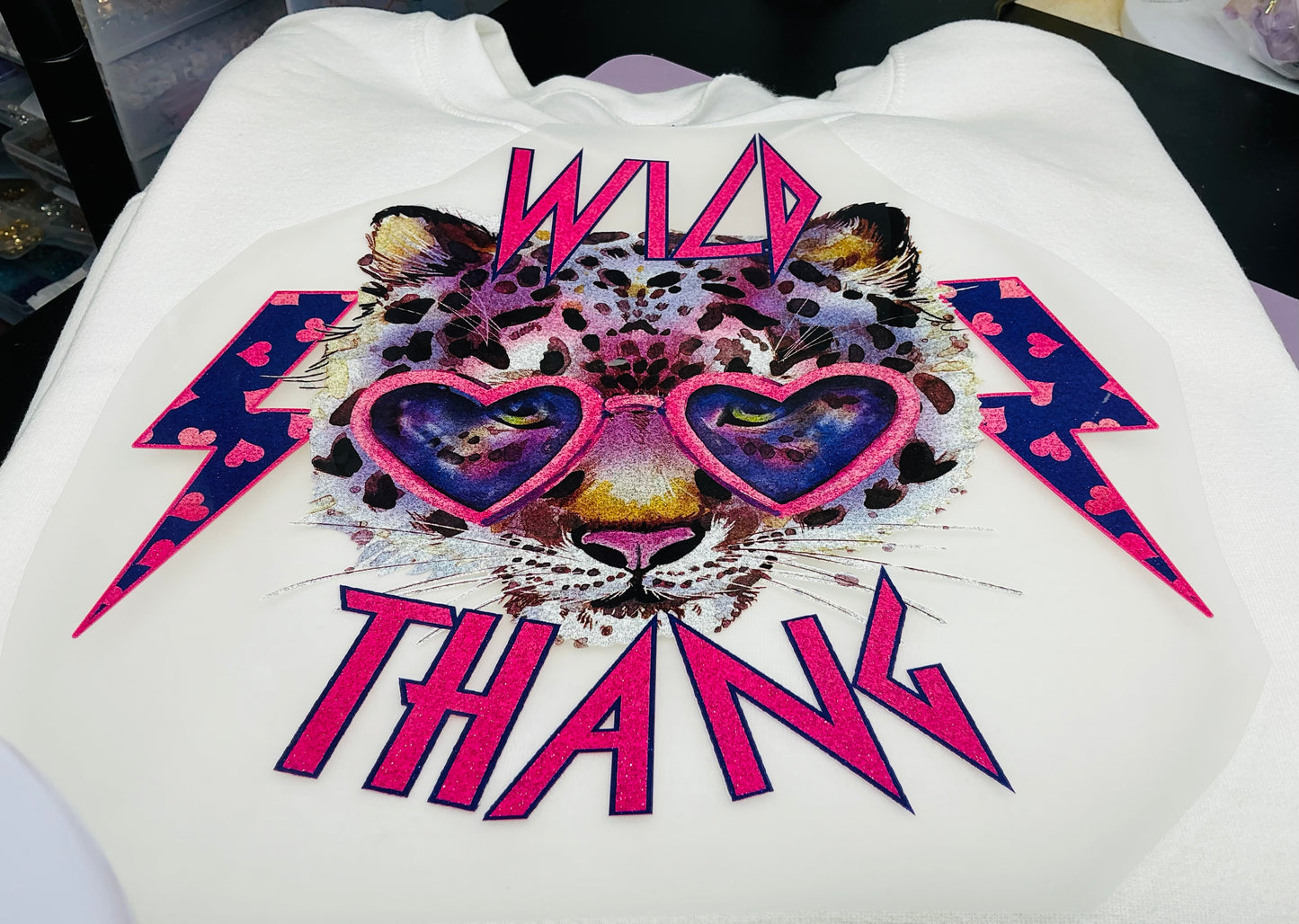 WILD THANG GLITTER SCREEN PRINT #0004 (ALL SEASON)