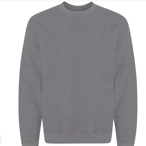 GRAPHITE HEATHER Gildan G180 Unisex Heavy Blend™ 50/50 Crewneck Sweatshirt