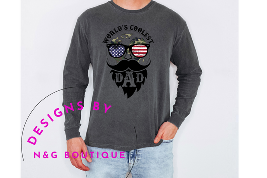 WORLD COOLEST DAD DTF AND SUBLIMATION PRINT #483