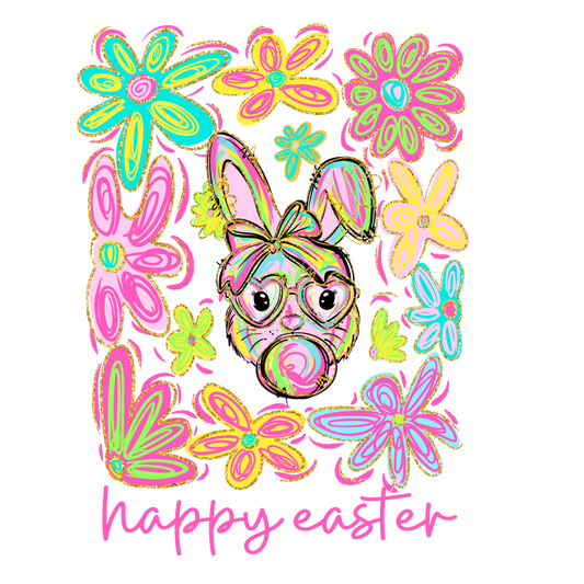 Floral Easter Sublimation Print #221