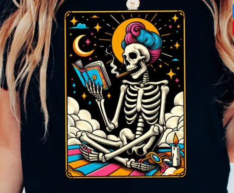 Reader Tarot Card #097 Available in Sublimation and DTF Just Pick Your Shirt