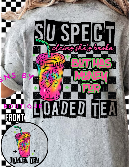 Suspect Has Money For Loaded Tea #670